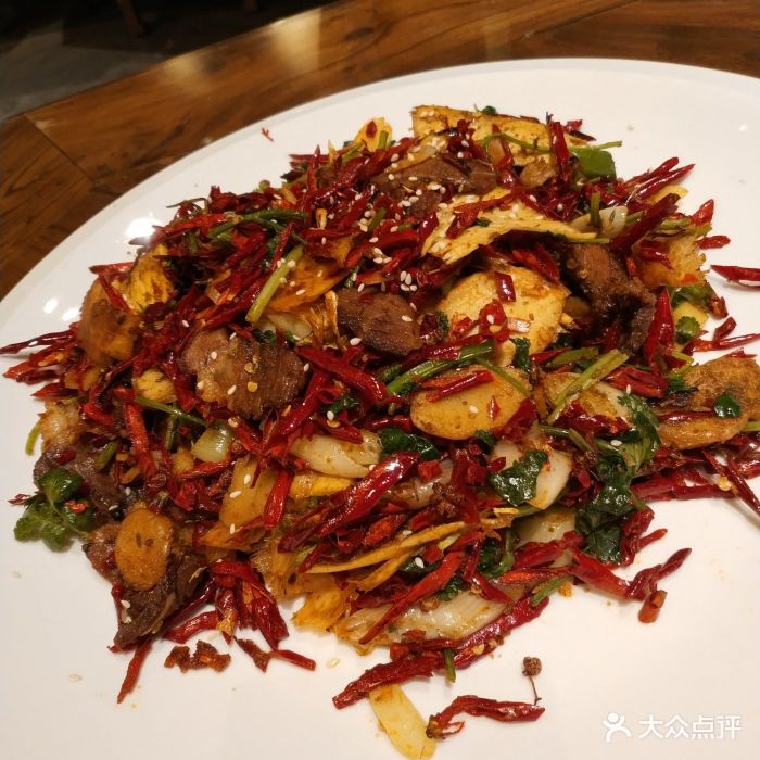 大张烙馍村 地道徐州味(绿地店)牛肉炒板筋图片