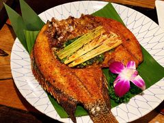香茅草烤罗非鱼-紫滇源云南生态菜(丹凤街店)
