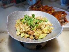 干锅丽水香菇花菜-探花·意境江南菜·唐伯虎文化体验店·松鼠桂鱼(观前店)