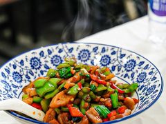 豆豉辣椒炒油渣-新新湘菜馆(新中街二条店)
