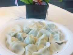 韭菜鸡蛋水饺-大鸭梨烤鸭(金色漫香店)