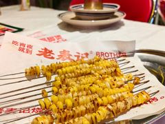 烤玉米-老表记广西宵夜螺蛳鸭脚煲(西大店)