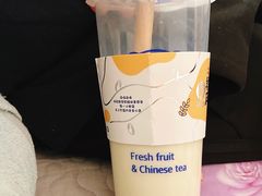 茉莉奶绿-茶百道(传媒大学店)