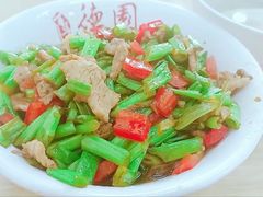 空心菜梗炒肉盖码饭-百年德园(侯家塘店)