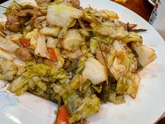 泡菜炒里脊肉-土菜水饺村(宁夏路店)