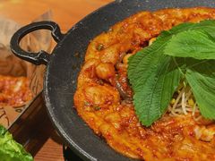 铁板章鱼五花肉-春熙台韩国料理·章鱼肥牛(西丽店)