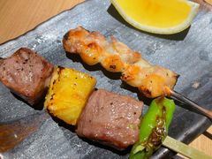 菠萝和牛串-乌君·酒场·炭火烧鸟(侨城坊店)
