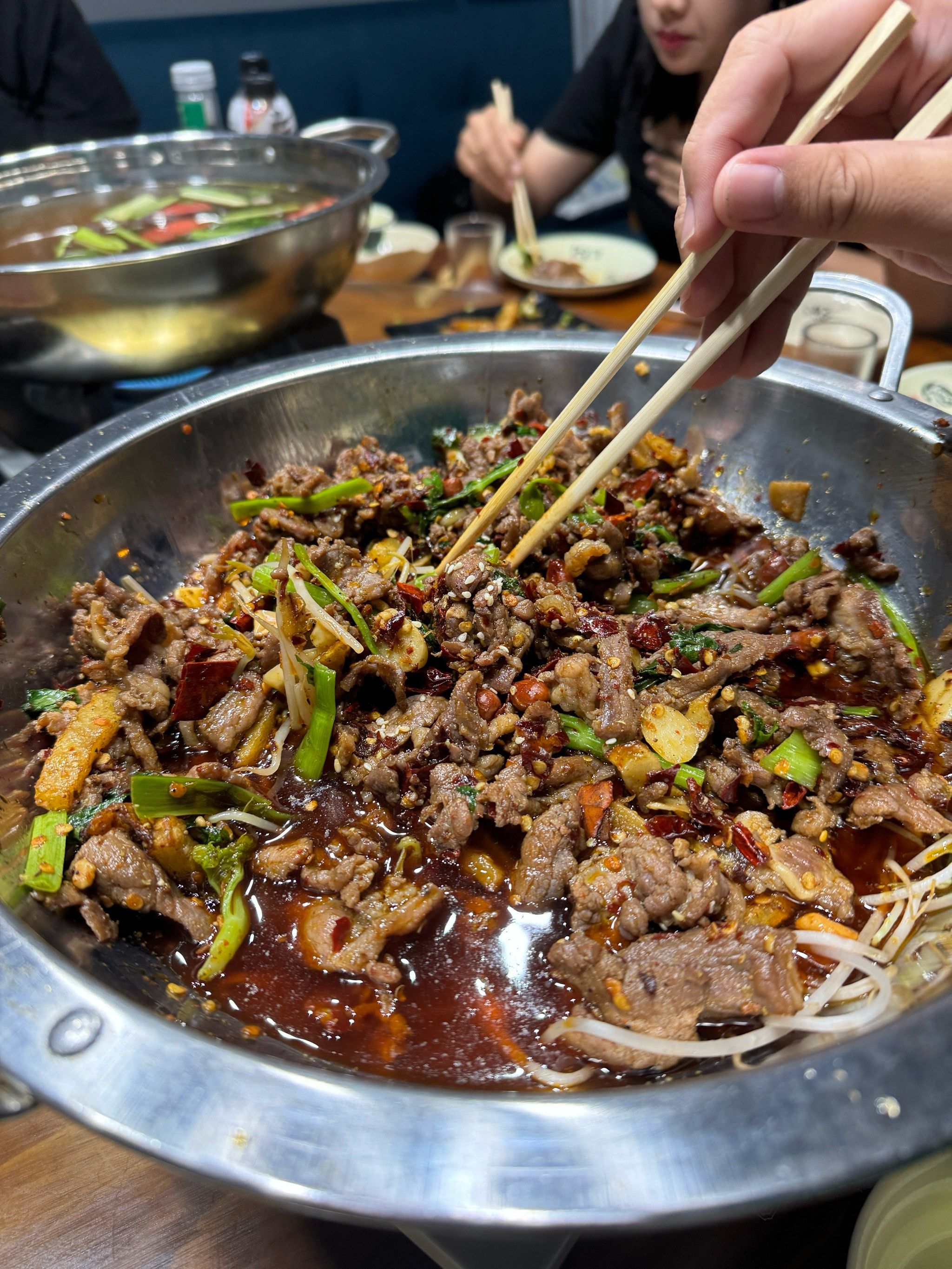秦皇岛的!贵州牛肉干锅 太太太好吃啦!