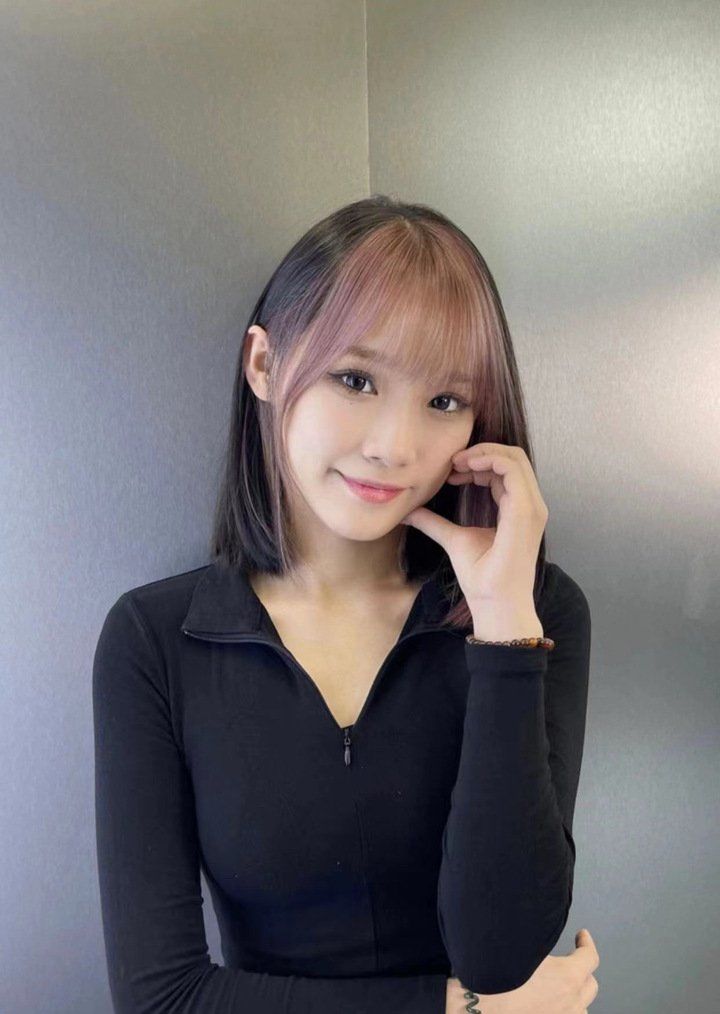 美式刘海染