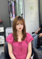 点击看大图 -藤野造型烫发染发