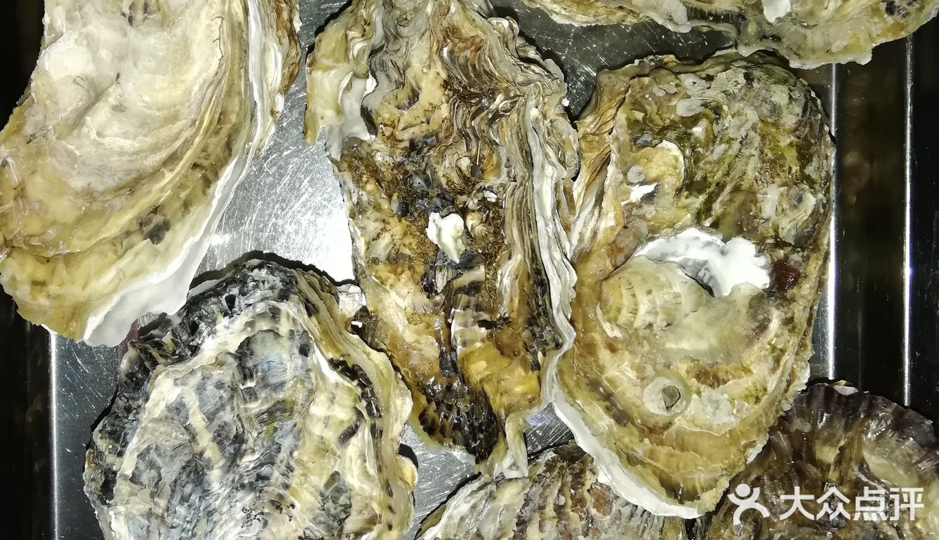 烤生蚝。烤扇贝。羊肉串。不说了