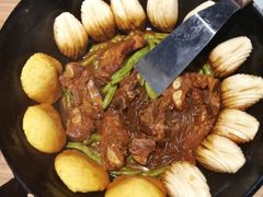 排骨炖豆角锅-刁馋一锅鲜·津门招牌菜(远洋未来汇店)