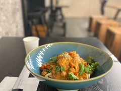 非洲风味鸡腿肉鹰嘴豆拌面-里面·Noodlology(机电院店)