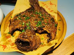 徽式考鲈鱼-山里俏·地标皖南菜·屯溪臭鳜鱼(北城万达店)