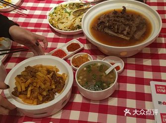 前段时间和同事聚餐去的，西北荞麦面风味