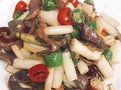 泡椒藕带炒鸡菌-小民大排档(马场角横路店)