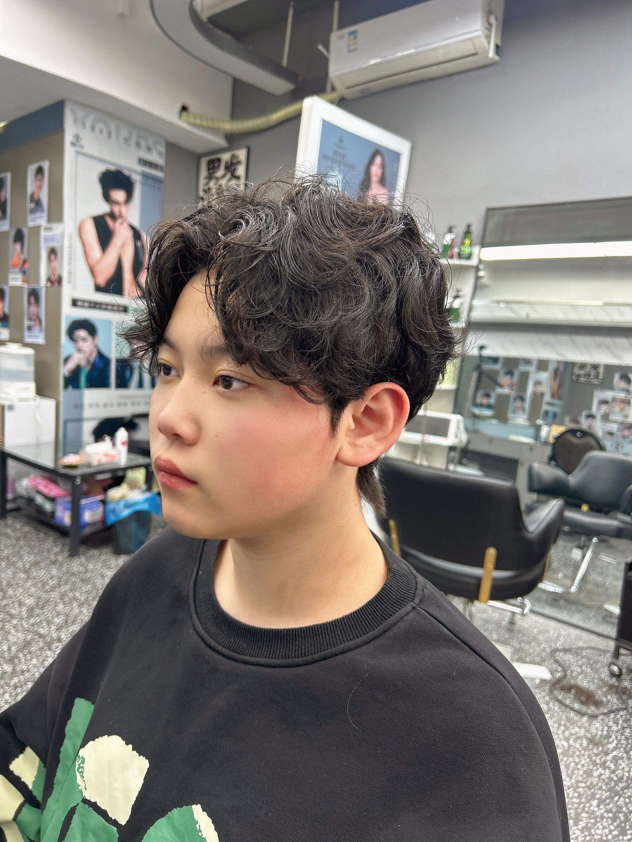 男士国潮气垫烫