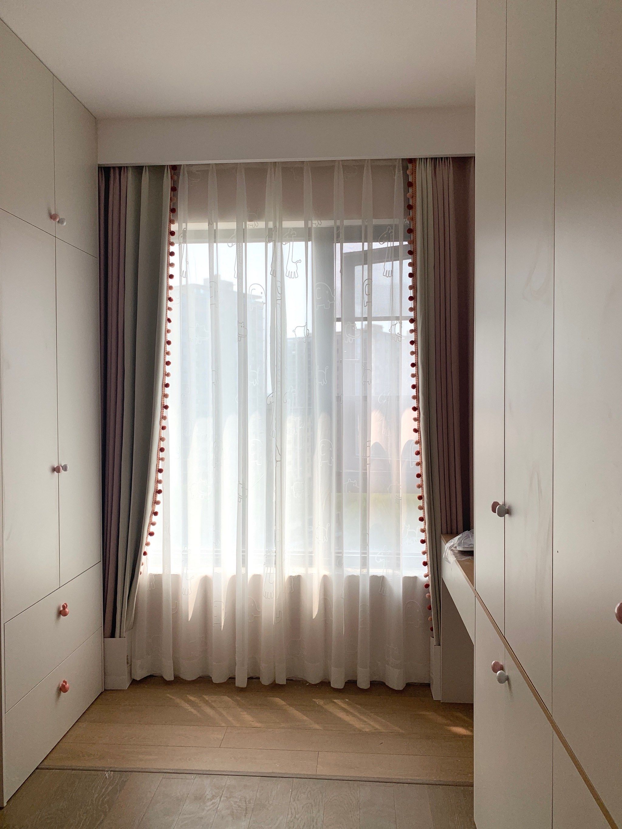 儿童房可爱窗帘