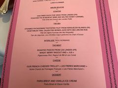 菜单-La Villa French Restaurant
