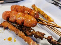 招牌牛肉串3串/份-柳叶刀烧烤(北大清华店)