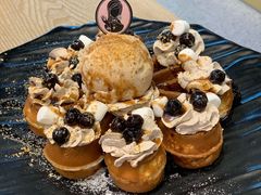 綿綿珍珠奶茶鬆餅-Dazzling Cafe 蜜糖吐司专卖店
