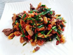 韭菜小河虾-秦园酒楼(水岸星城店)