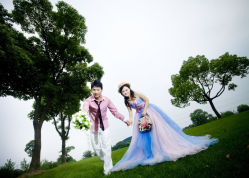 7寸水晶-金公主精品婚纱摄影