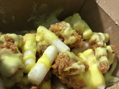 韩式炸鸡对比一下-阿捡忭京炸鸡(韭菜园总店)