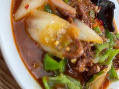 -歹歹的加个面过油肉拌面