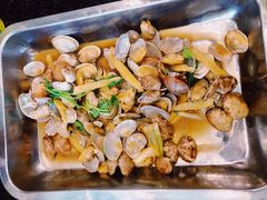 姜葱炒花蛤-胶东海鲜大排档(北太平庄店)