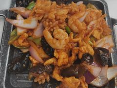 铁板酱爆三鲜-昱德来·天津菜(河西店)
