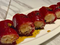 蟹籽红米香脆龙虾港式布拉肠粉-玖尹-新派中式餐酒馆