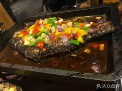 烤海鲈鱼-红尘酒肉小馆