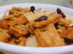 什锦炒面筋-中国饭店-餐厅
