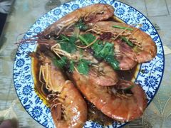 香辣对虾-胖子饺子馆·海鲜家常菜(海军博物馆店)