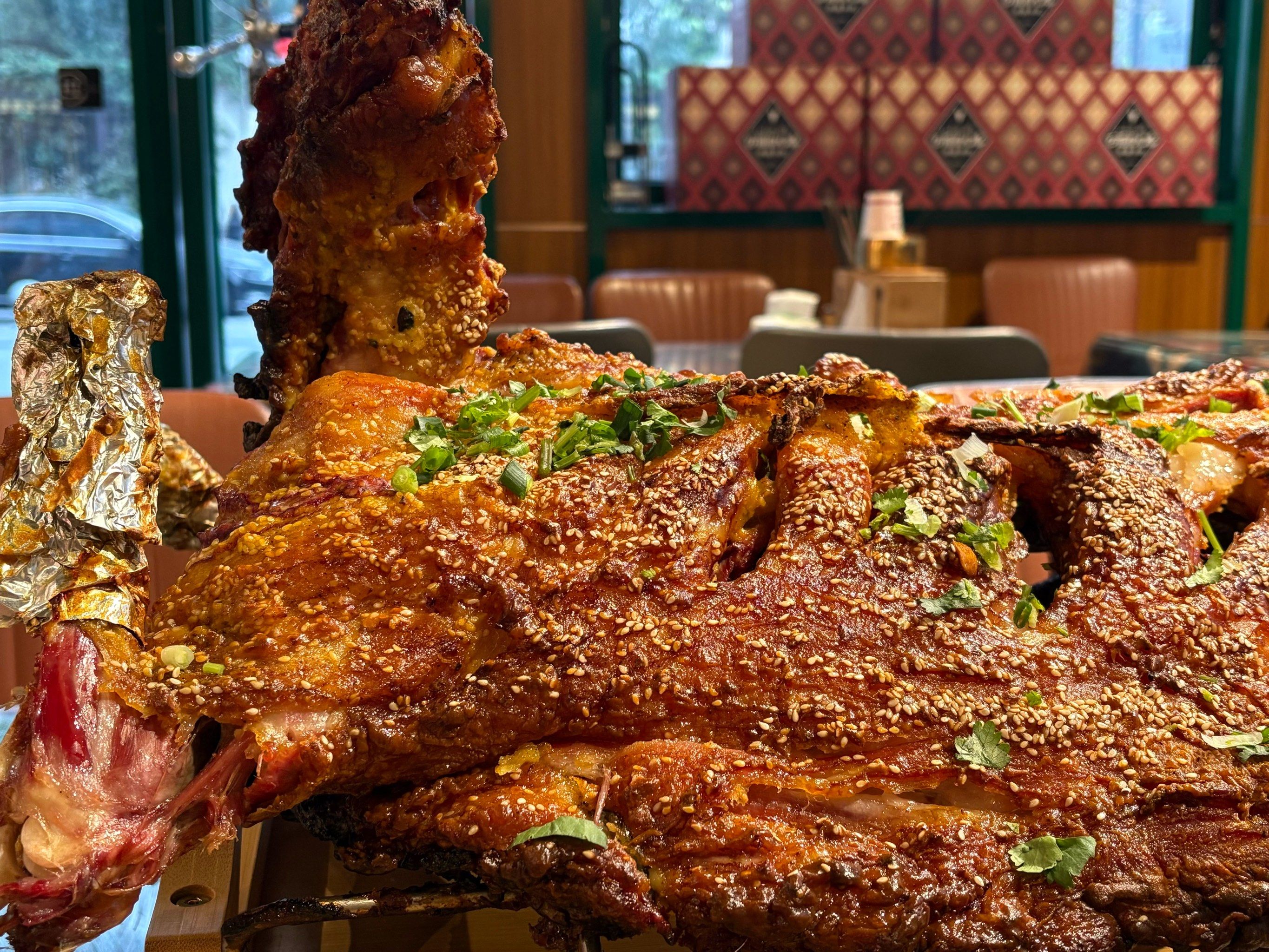 新年的第一只烤全羊