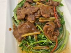 芥兰炒牛肉-金华安大酒楼·老牌潮菜·粤式茶点(东方国际店)