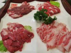 手切鲜肉拼盘-京门老爆三·铜锅涮肉 爆肚(望京店)