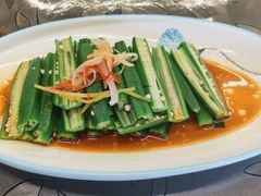 白灼秋葵-品回味清真西北楼(宁波首店)