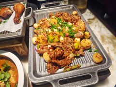 葱椒爆牛肉-绿茶餐厅(南方商城店)