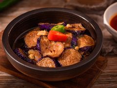紫苏焖茄片-原味田园·客家菜·土窑鸡(中航城君尚购物中心店)