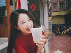 红豆沙拿铁-Line 咖啡(石厦花园店)