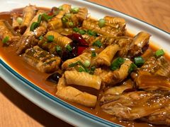 辣烧鳗鳞鱼-波螺油子青岛本帮菜(银座店)
