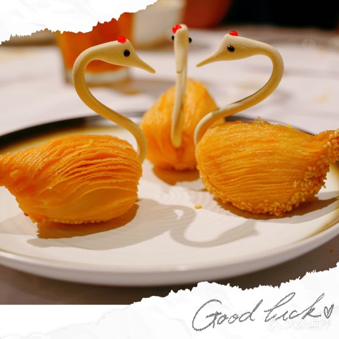 浦江粤色全景餐厅银湖天鹅酥图片 - 第2张