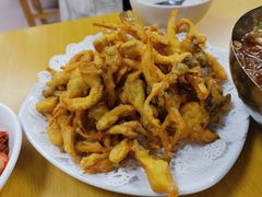 干炸鲜蘑-屋里家延边朝鲜族冷面(南园店)