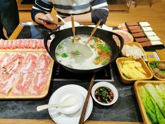 骨汤虫草花锅底-许府牛火锅(信义坊总店)