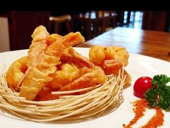 -东来菜馆•手抓海鲜家常菜•海鲜锅贴(鸽子窝店)