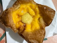 香草籽布蕾麻薯蛋挞-喜茶(迪士尼小镇DP店)