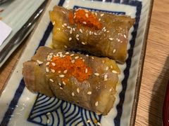 现烤雪花牛肉寿司-西月山居匠心创意料理(江汉路新佳丽广场店)