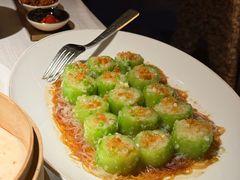 金蒜瑶柱蒸广东丝瓜-莉莉海堂HAITANG·烤鸭(国贸商城店)